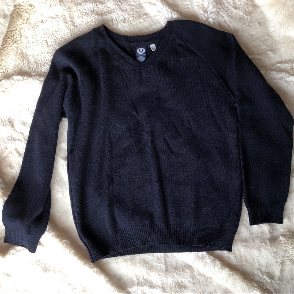 Navy sweater